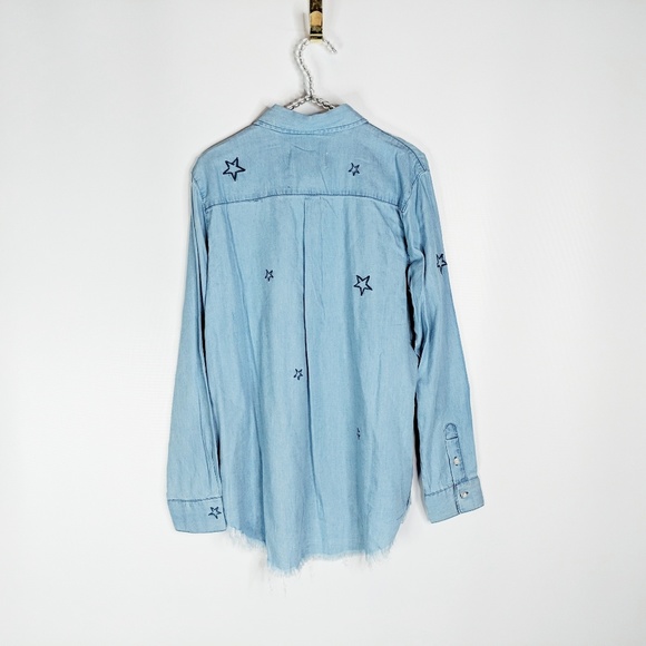 PISTOLA Stitch Fix Starlight Chambray shirt blue - Picture 2 of 8